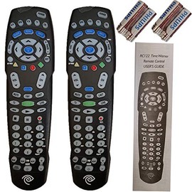 2 Pack TWC Phillips RC122 Time Warner Cable Scientific Atlanta Box 5 Devices Universal Remote Control White Logo