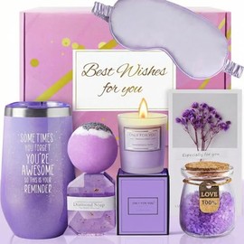 Regalos de Cumpleaños para Mujeres 7/11 Piezas, Paquete de Cuidado Personal para Mujeres, Regalos para Mujer Amiga Mama Esposa, Regalo San Valentin Caja de Rgalo Aniversario