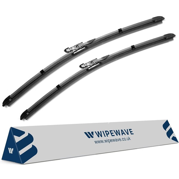 WipeWave Windscreen Wiper Blades for Ford Kuga 2020-2023 SUV, 24" 20" Front Pinch tap Enhanced Clarity, Easy Replacement