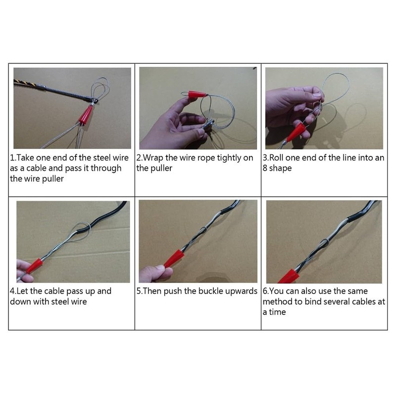 Ninja Fish Tape 100FT Fish Tape Wire Puller Through Conduit,