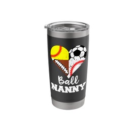 Ball Nanny Soccer Football Baseball Softball Player Stainless Steel Insulated Tumbler