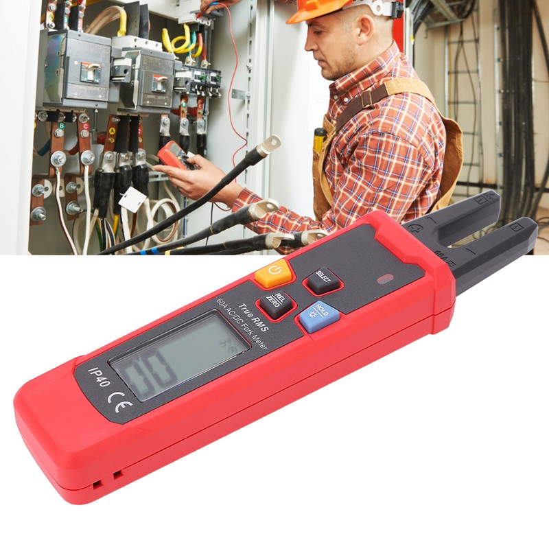 Digital Clamp Meter Mini Size Portable Stable Fork AC DC