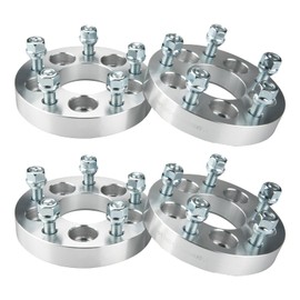 AUTOSITY 5x4 to 5x4.5 Forged 1" Thread Pitch M12x1.5 Hub Bore 64.1mm 4PCS Lug Centric Wheel Spacers Compatible with Corolla 2003-2022, Prius 2004-2022, Matrix 2003-2014, PT Cruiser 2001-2010, Vibe