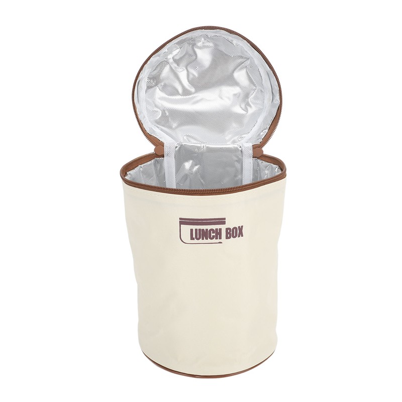 Insulated Lunch Container 304 Stainless Steel Leakproof Portable Round Thermal