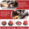 Aigreat 8PCS Wire Wheel Brush for Angle Grinder, Wire Wheels