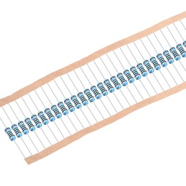 sourcing map Pack of 300 Metal Foil Resistors 1% Tolerance 5 Colour Band 1K Ohm 0.25W 1/4W de