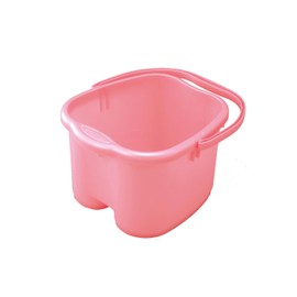 Inomata Foot Detox Massage Spa Bucket, Pink