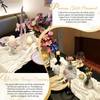 Ivory Boho Cheesecloth Table Runner 12 Pack 17x108 Inch Sheer