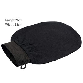Exfoliating and removing dead skin cells Spa treatment bathroom accessories Bathwater Scrubbing Bath Exfoliating Gloves F 1r Shower (Black)