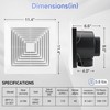 Fanspex Bathroom Ceiling Exhaust Fan, Household Bath Vent Ventilation Fan