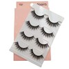 4 Pairs 3D Mink Eyelashes Makeup Natural False Eyelashes Long