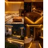 VOEWT LED Strip Lights 16.4ft 110-120V,Dimmable Silicone Neon Rope Lights,Flexible