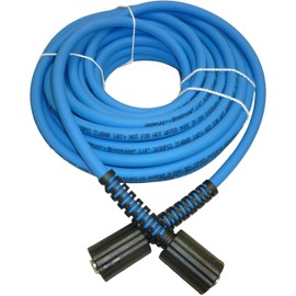 UBERFLEX™ Kink Resistant Pressure Washer Hose 1/4", 3,100 PSI with (2) 22MM - Made in USA - (50 Feet)