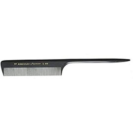 HERCULES SÄGEMANN - 197-498 | 8.5 inch comb made of high-quality ebonite | handle comb for hairstyles and separate individual hair strands | extra fine teeth | colour: black