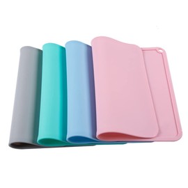 Mantel Individual De Silicona para Niños 16.14X12.20 Pulgadas Tapete Antideslizante con Aislamiento Térmico para Mesa De Comedor Protección contra Rasguños Y Quemaduras