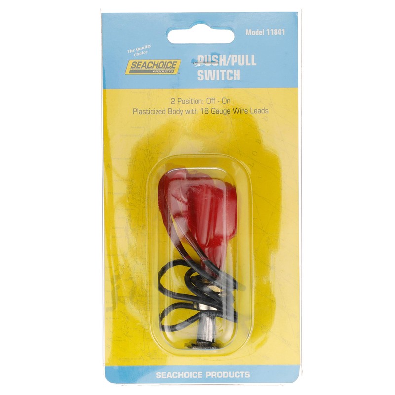 Seachoice 11841 Off/On Push-Pull Switch – 1 Circuit – 2