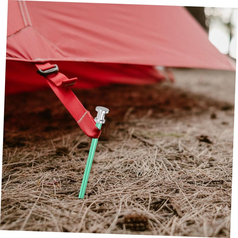 Sosoport 8pcs Luxury Tent Floor Nails Heavy Duty Camping Tent