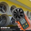 EVTSCAN Digital Wind Speed Meter Air Flow Meter Anemometer
