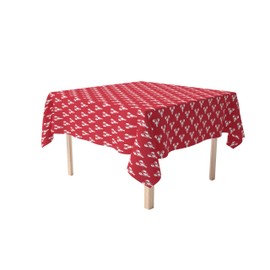 Fabric Textile Products Square Tablecloth, 100% Milliken Polyester, Machine Washable, 90x90, Maine Lobster
