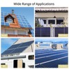 Anbte 10 PCS Solar Panel Mounting Brackets for Unistrut, Aluminium