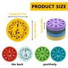 HEOUCH Pack of 9 Maths Fidget Spinners, Maths Educational Toy,