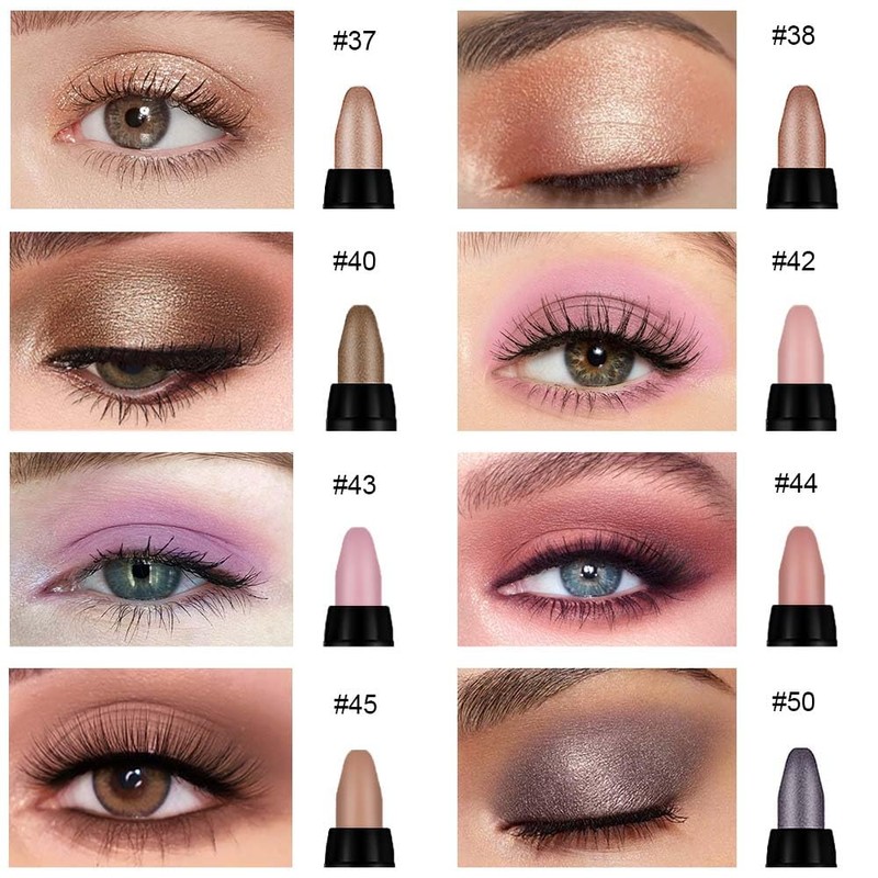 evpct 8Pcs Cream Eye Shadow Brightener Sticks Set for Eyes,