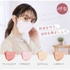[MIR] 3Dマスク【５２枚入り】 使い捨てマスク 立体マスク 不織布 ３層 耳が痛くならない くちばし カラー ゆとり向け