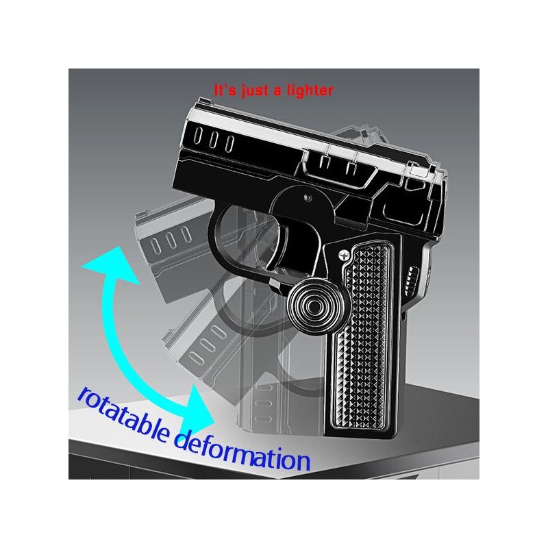 Windproof Torch Lighter Refillable Foldable Rotatable Lighter For Daily Use