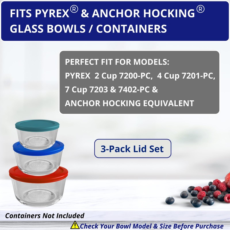 2, 4 & 7 Cup Turquoise, Blue, Red Replacement Lids/Covers