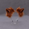 Fxaelian Cosplay Long Cat Tail and Ears Headband 2 PCS