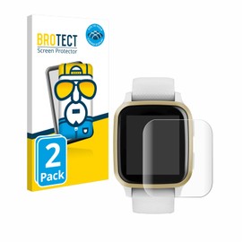 brotect 3D Curved Screen Protector compatible with Garmin Venu Sq (2 Pack) - Full Screen Coverage