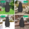 Chiminea Cover Waterproof Protective Cover Patio Furniture Covers, Outdoor Fireplace,