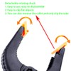ONDY 4-Pack 6 Inch Spring Clamps, Heavy Duty Plastic Clamps