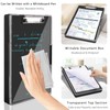 Clipboard with Storage,Heavy Duty Clip Boards 8.5x11 with 2 Storage