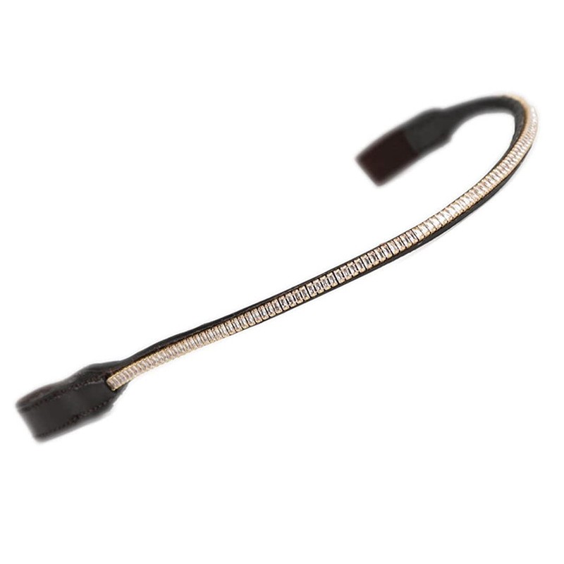 Shires Aviemore Fine Diamante Browband - Black Full