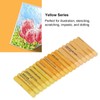 18Pcs Oil Pastels Yellow Series Bright Colour Safe Easy Blending