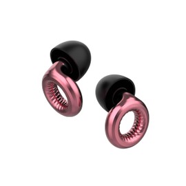 Party Music Ear Plugs Noise Isolating Ear Plugs with Case - Choose Your Colour (Pink)