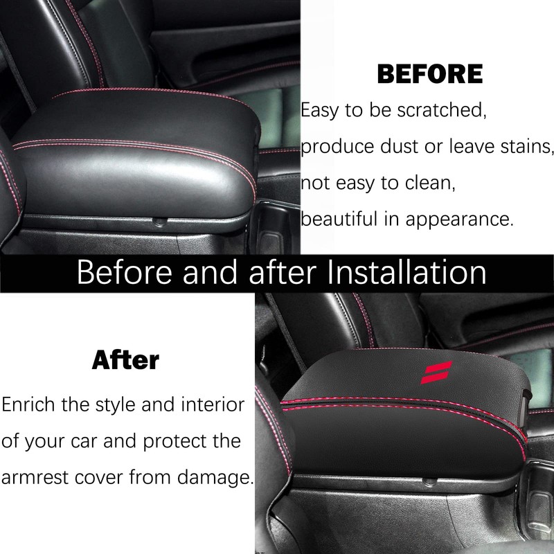 YOSRTER - Funda interior para reposabrazos de consola central, de