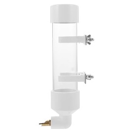 balacoo Dispositivo automático para bebedores de pájaros, loro y bebedero, alimentador de agua para periquitos, cacatutas, Conure, Lovebird, guacamayo gris africano transparente
