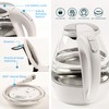 Living Plus 1.5 L Glass Electric Kettle - Fast Boiling,
