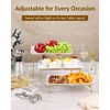Yedio 3 Tier Serving Tray Set Porcelain Tiered Serving Platters,