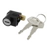 uxcell Stainless Steel Motorcycle Steering Lock with Two Keys for