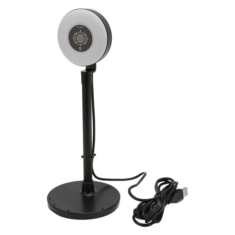 HD Webcam with Adjustable Light Built In Microphone USB HD