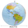Sarini 2PCS Inflatable world globe, inflatable globe, water polo world