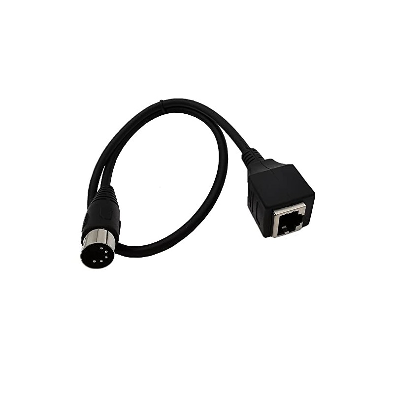 Seadream MIDI DIN 5Pin Male to RJ45 Female Adapter Cable