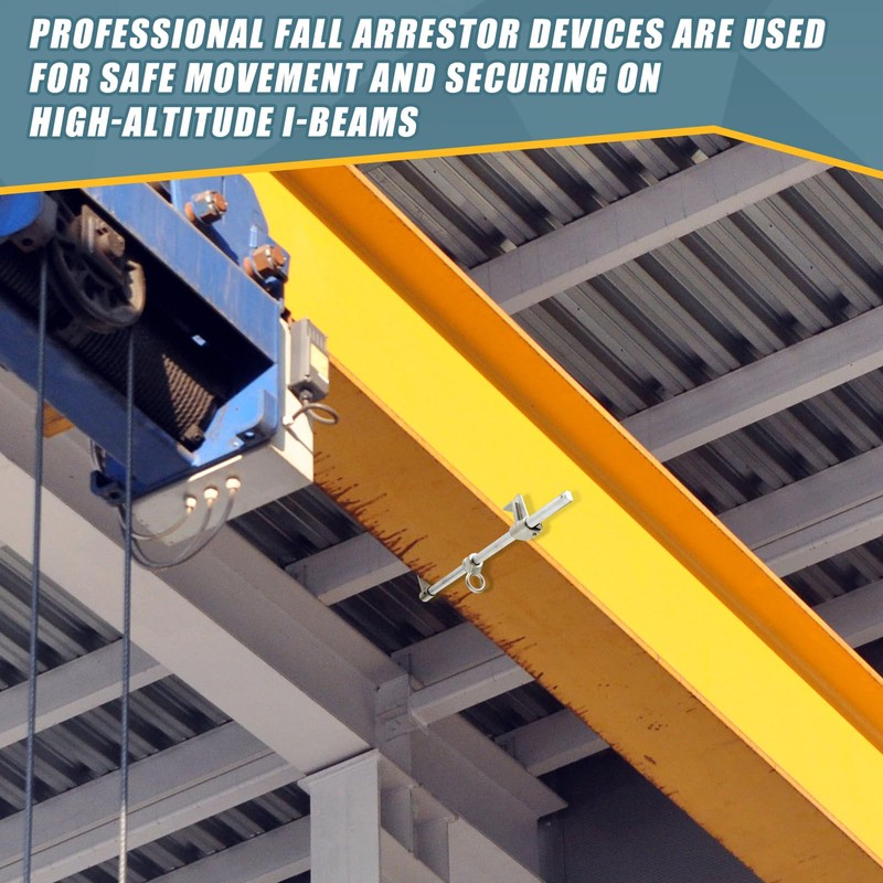 Zonon Steel-aluminum Sliding Horizontal Beam Anchor, Fall Protection Adjustable Beam