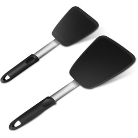 MinMuYuan Two Piece Set of Silicone Spatula, Non Stick Spatula, High Temperature Resistant Silicone Spatula
