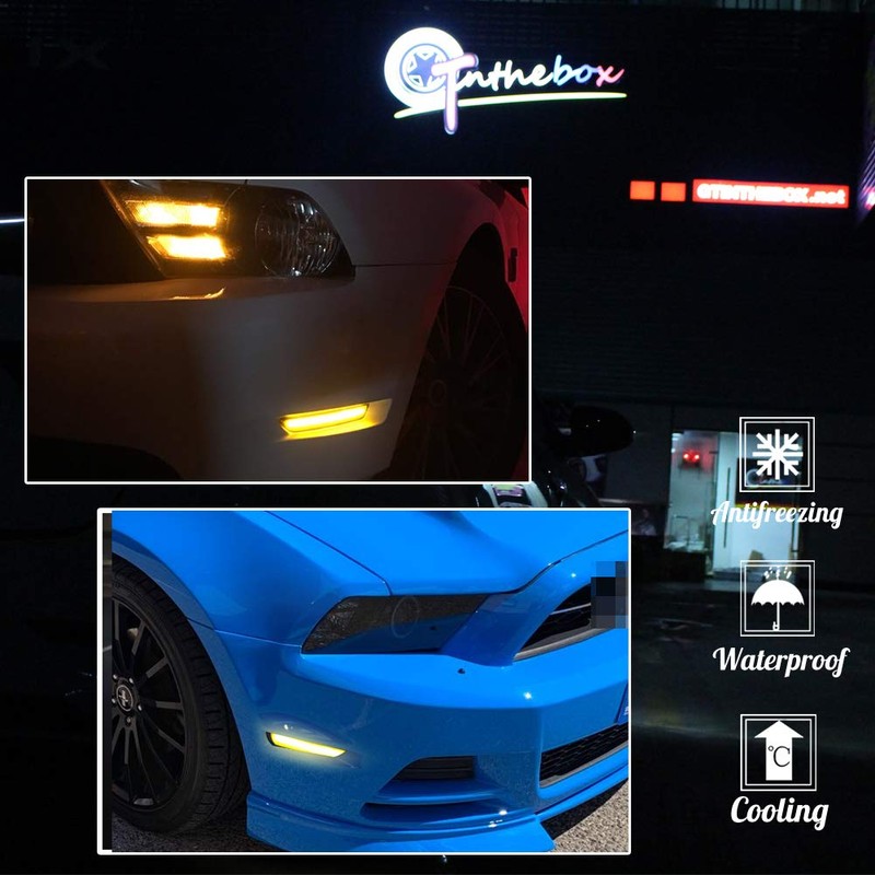 GTINTHEBOX - Kit de luces LED de color ámbar para