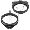 tomzz Audio 2808-007 Speaker Rings Adapter Brackets Compatible with Citroen