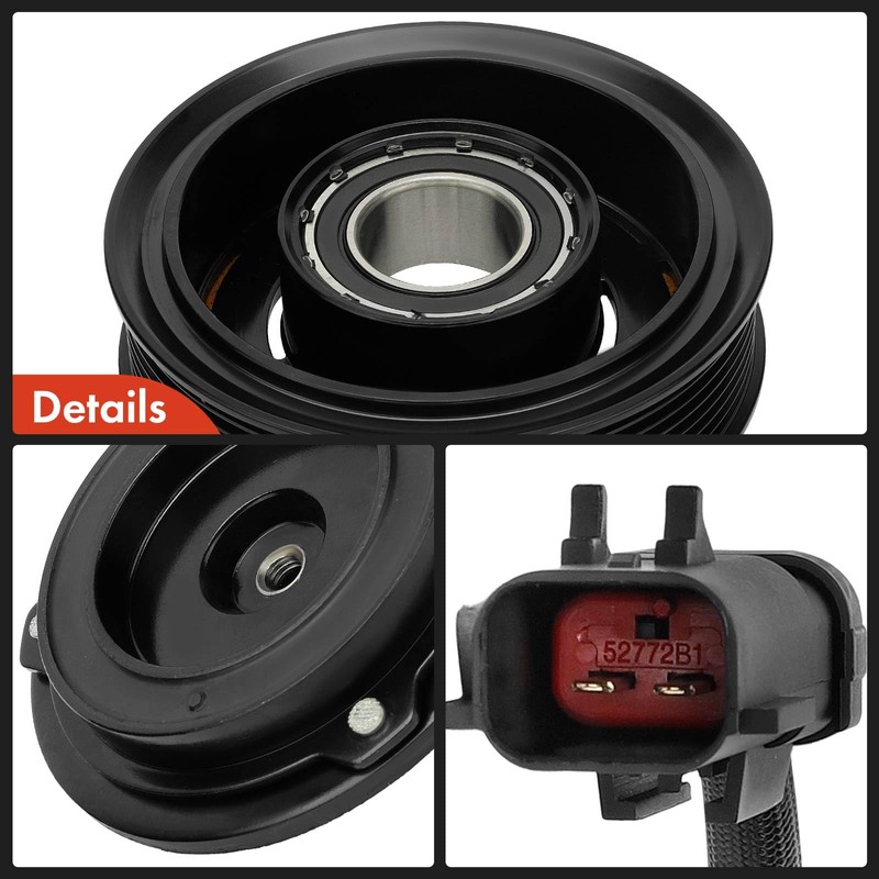 A-Premium Air Conditioner AC Compressor Clutch Kit Compatible with Dodge